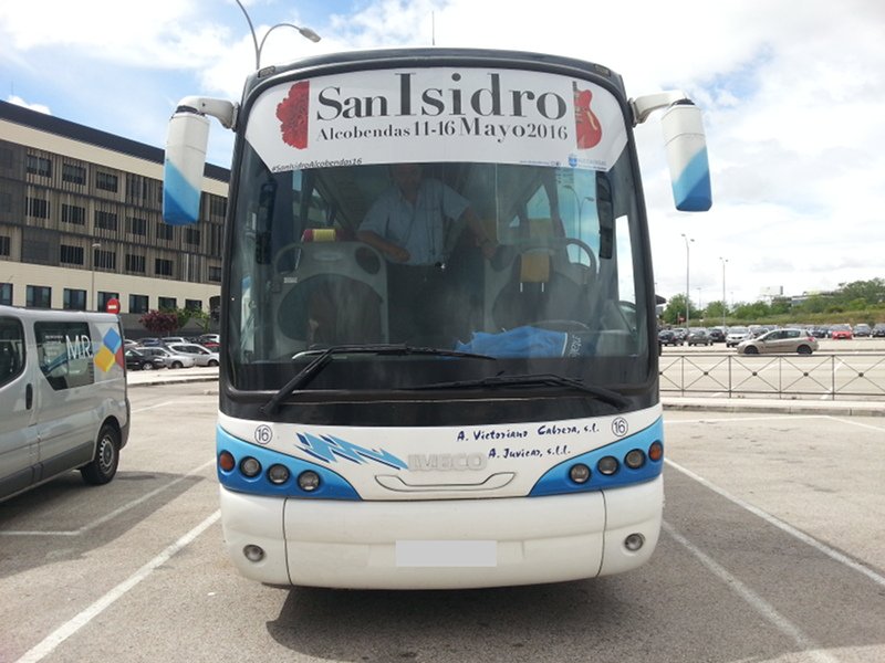 Rotulación de vehículos en Madrid: camiones y autobuses