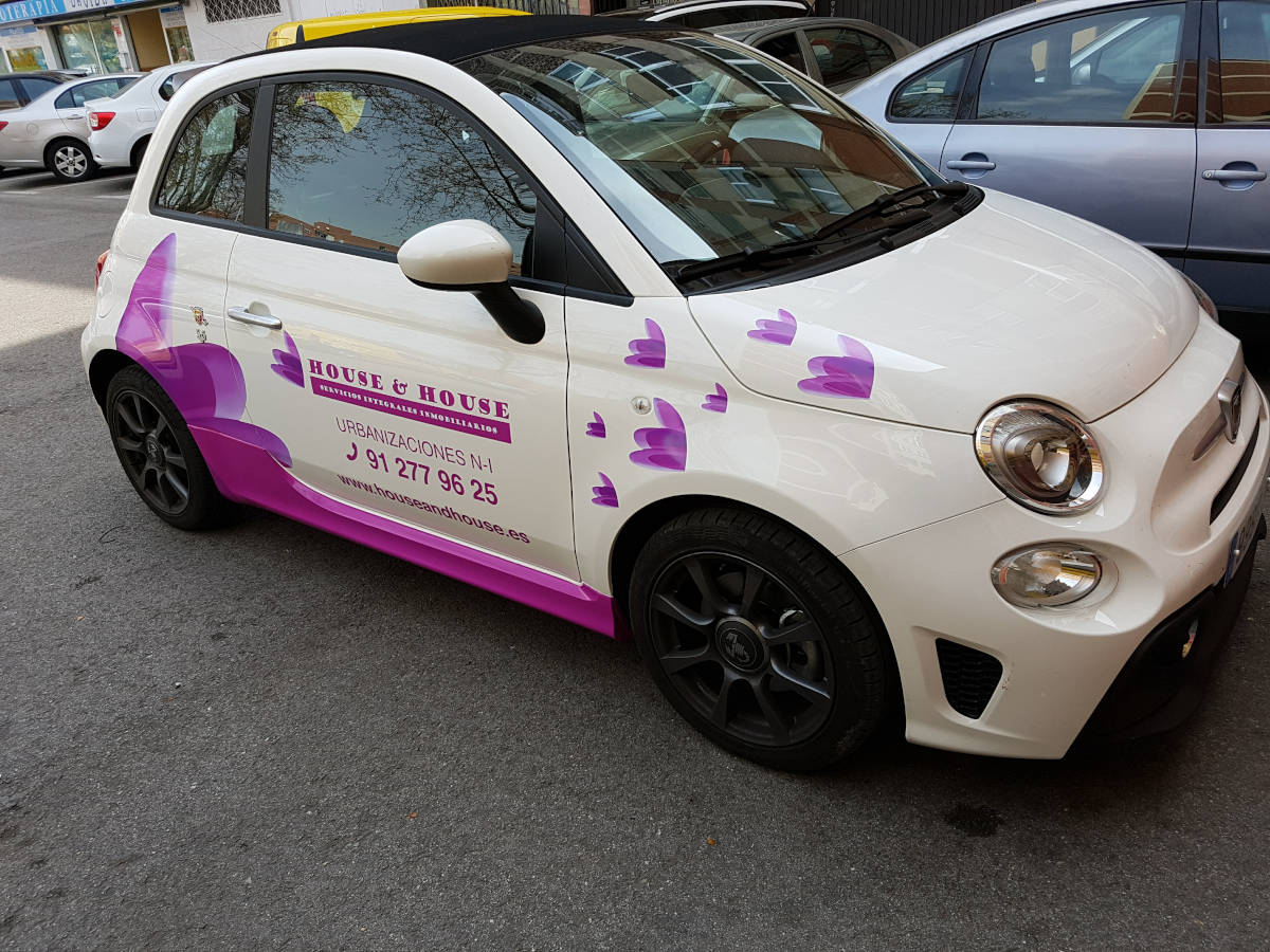 Rotulación de coches en Madrid